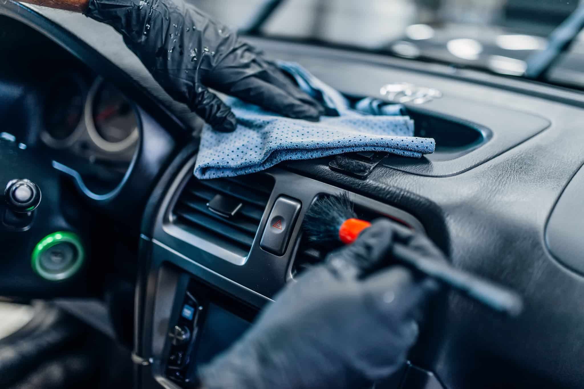 Professional car interior deep cleaning and detailing in North York Toronto